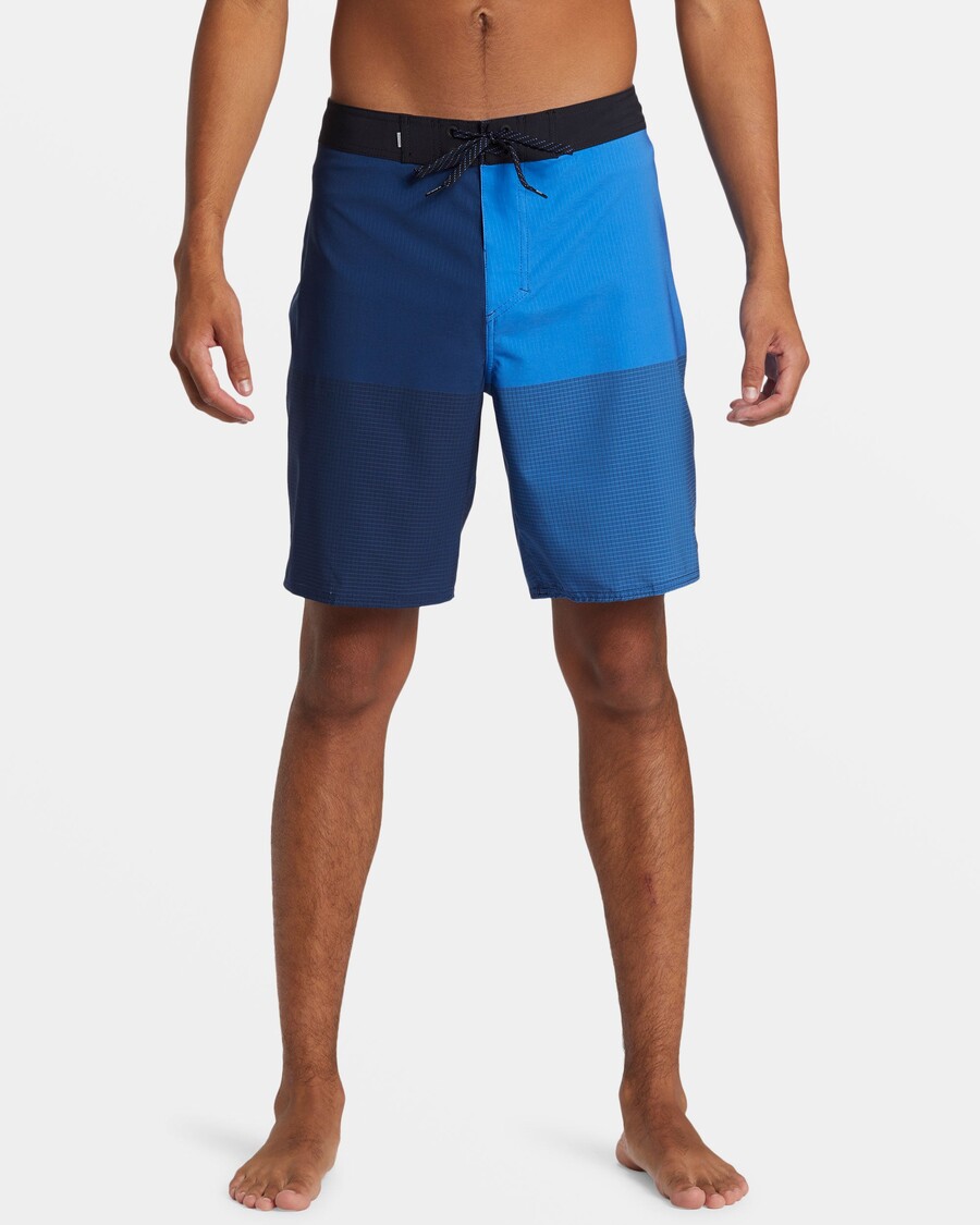 Quiksilver Highline 19" Boardshorts Med Raka Ben - Herrblå