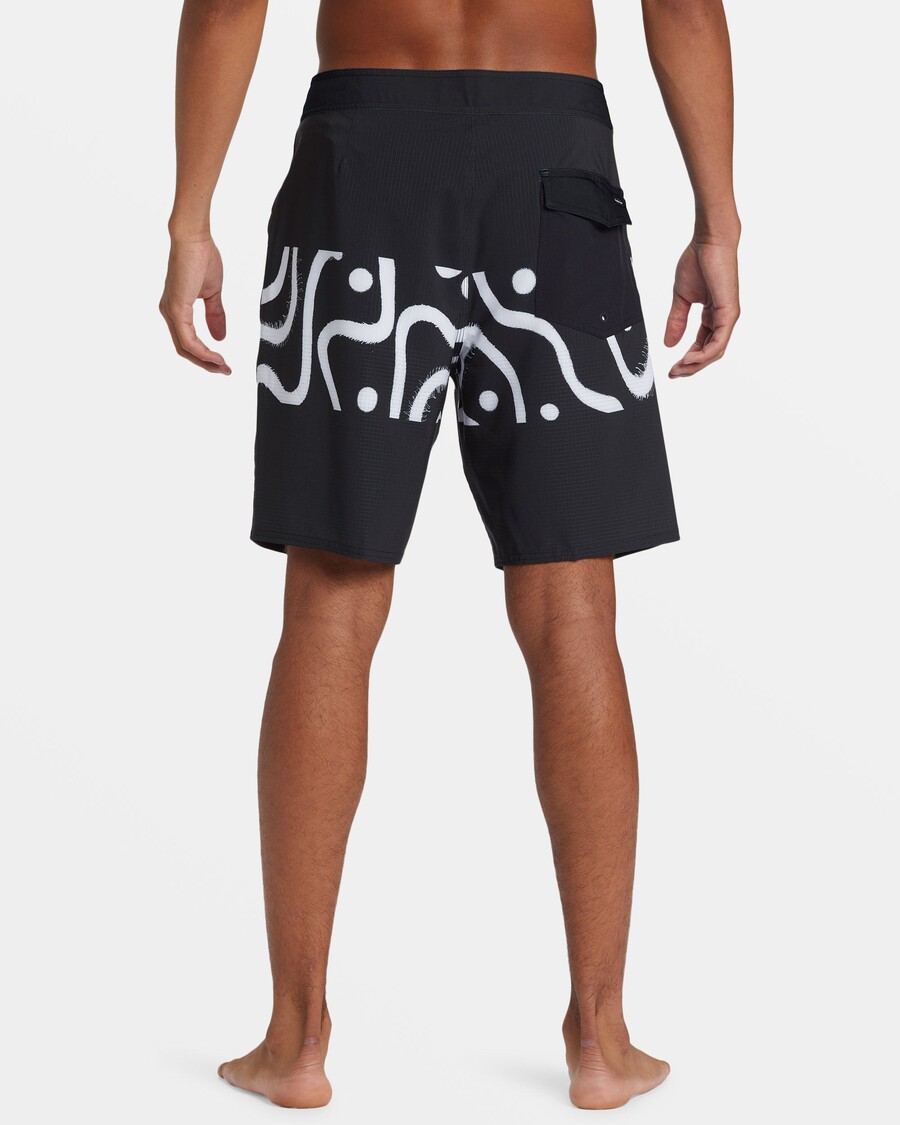 Quiksilver Highline Suoralahkeiset 19" Boardshortsit - Mustat