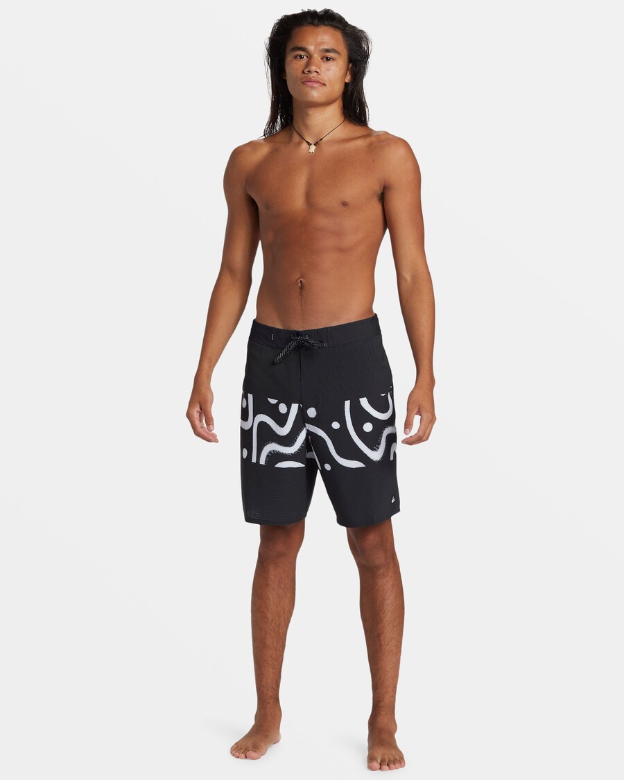 Quiksilver Highline Suoralahkeiset 19" Boardshortsit - Mustat