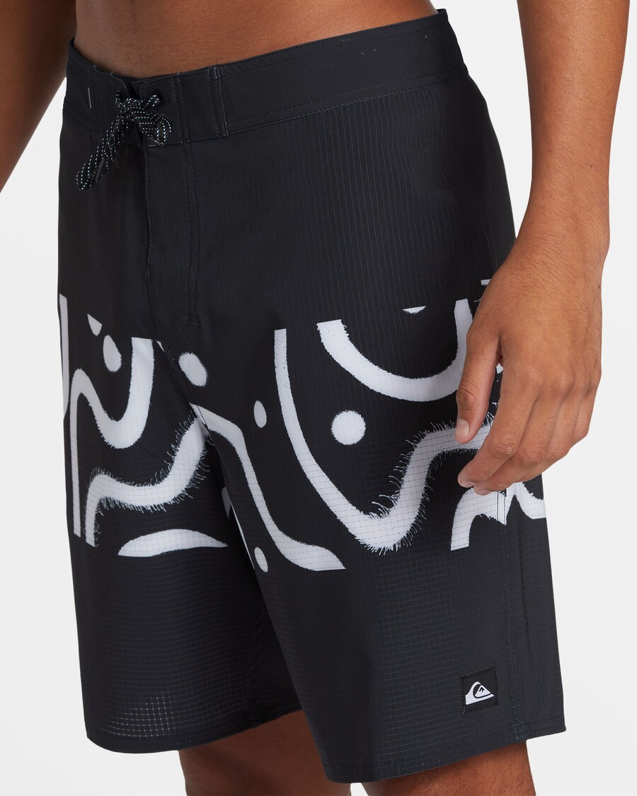 Quiksilver Highline Suoralahkeiset 19" Boardshortsit - Mustat