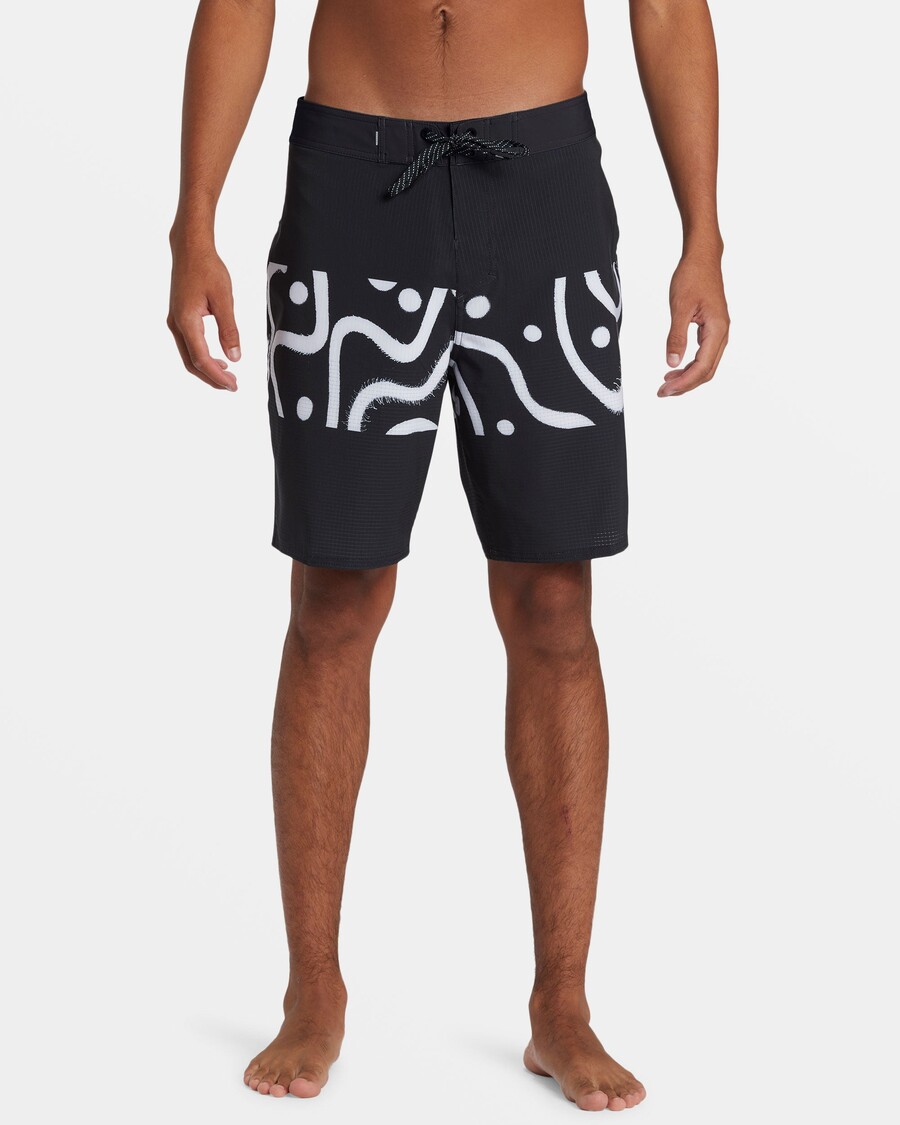 Quiksilver Highline Raka Ben 19" Boardshorts - Svarta