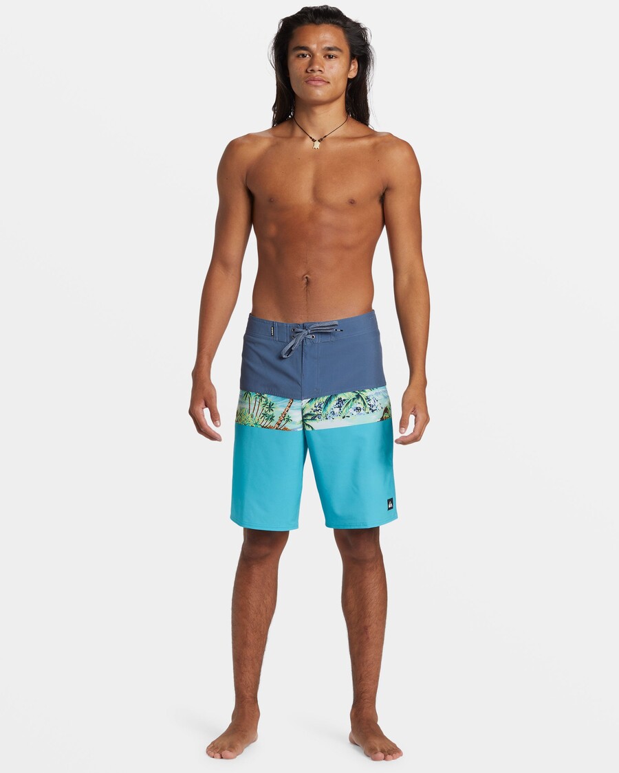 Celana Pendek Quiksilver Surfsilk Panel 20" - Maui Biru