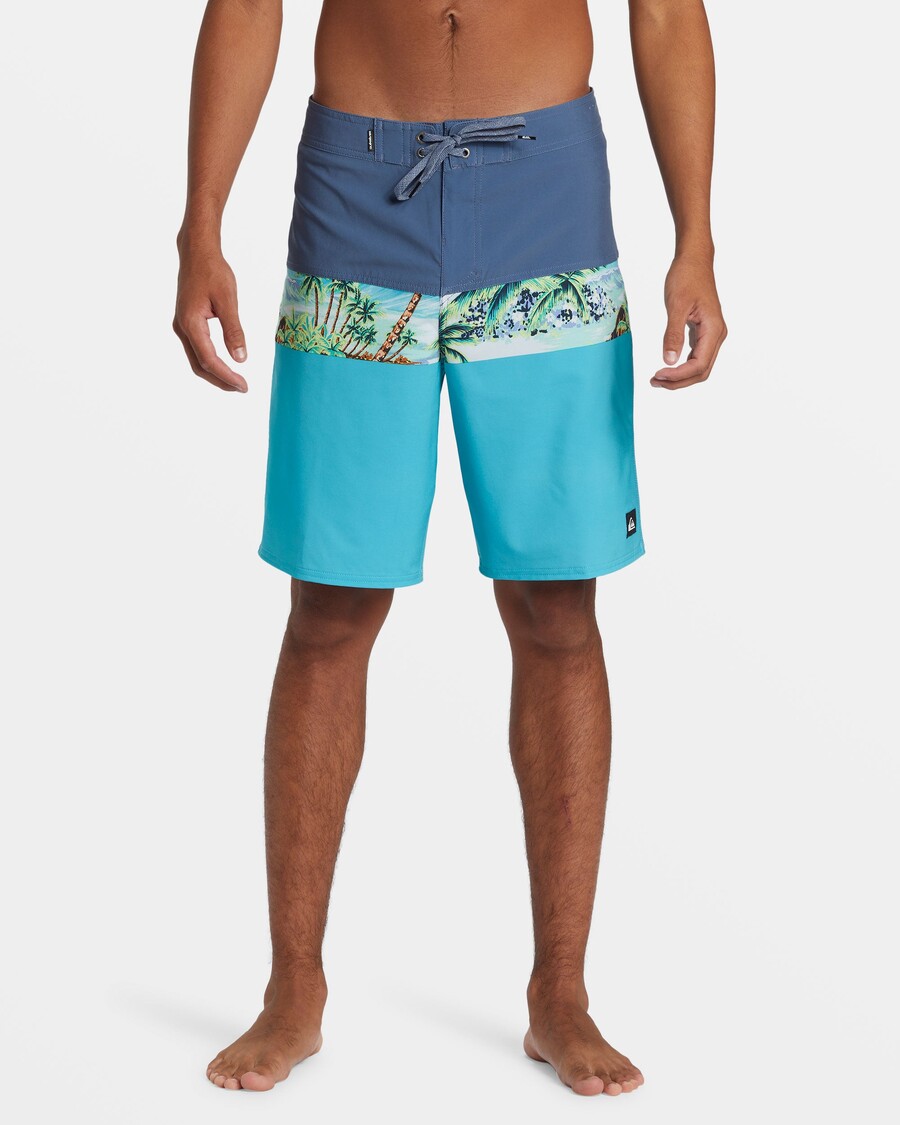 Quiksilver Surfsilk Panel 20" Boardshorts - Maui Blå