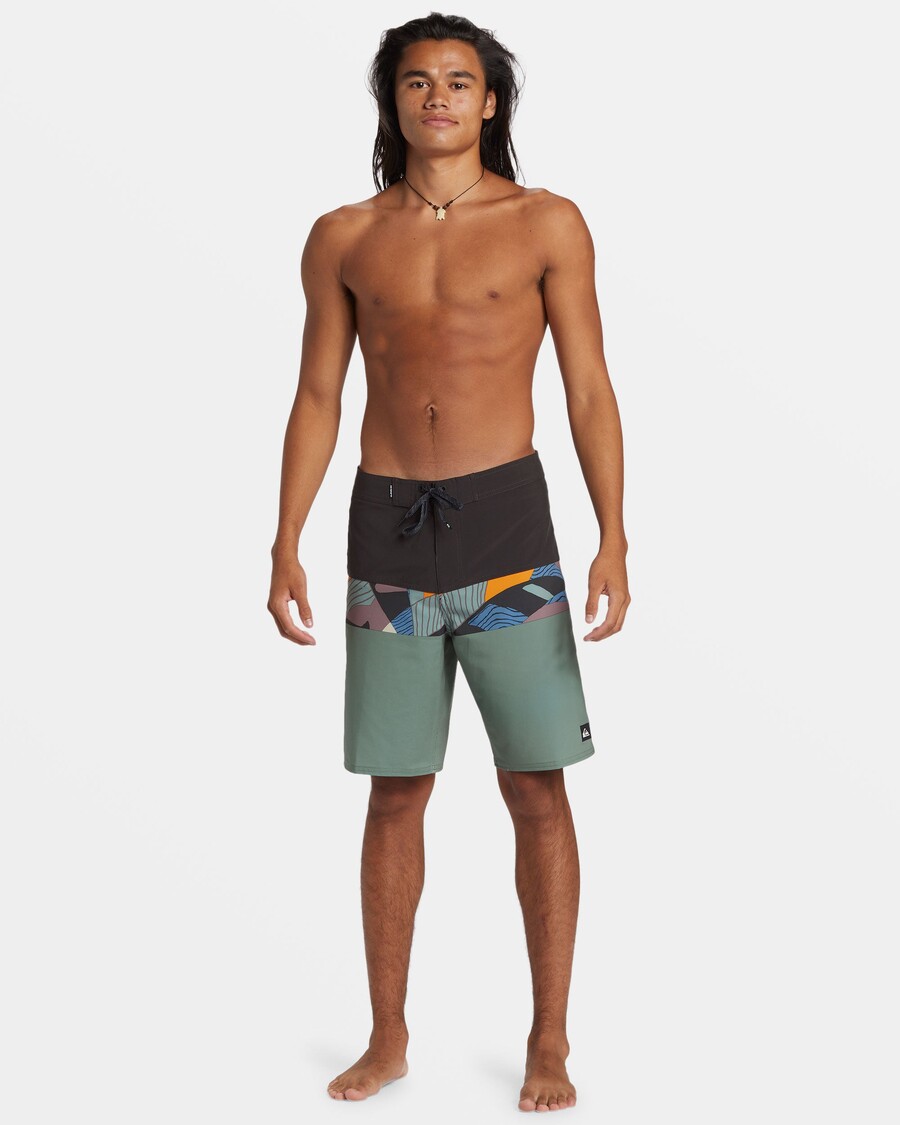 Quiksilver Surfsilk Panel 20" Boardshorts - Mořský Sprej