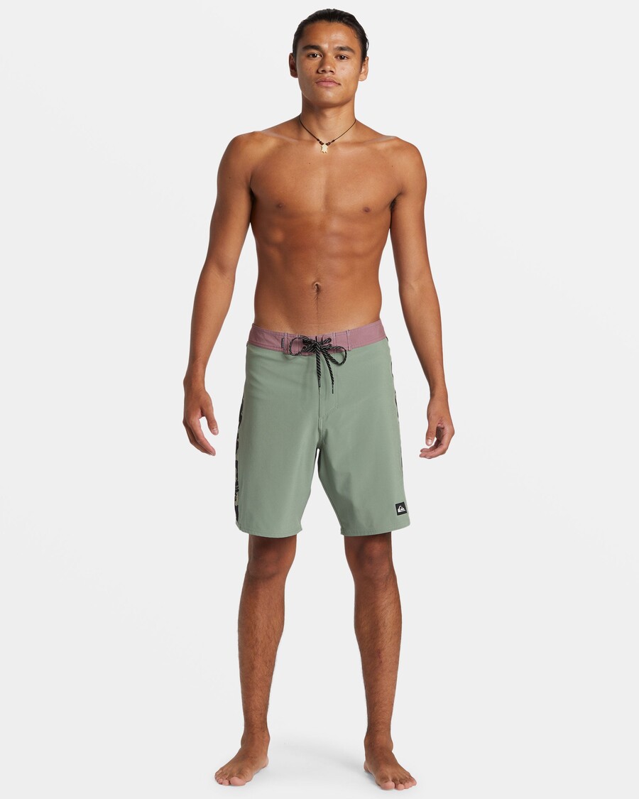 Boardshort 19" Quiksilver Surfsilk Arch - θαλάσσιο σπρέι