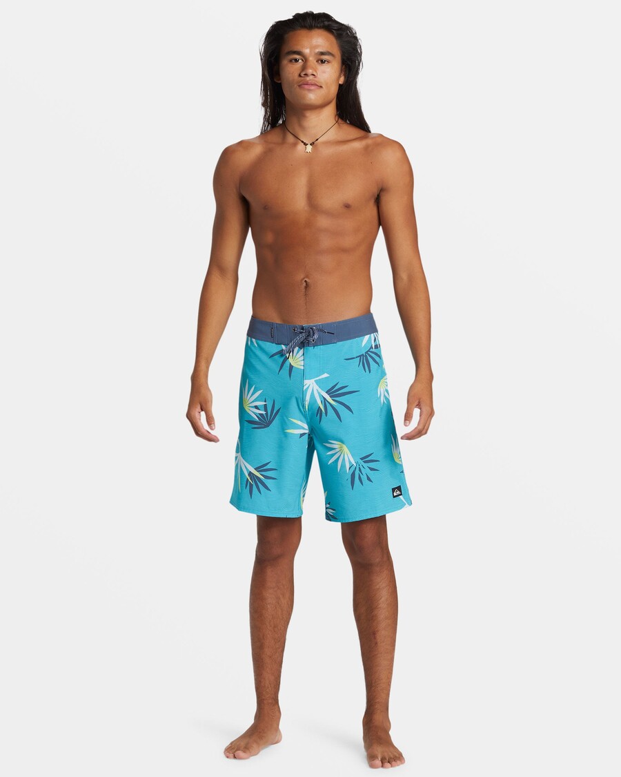 Quiksilver Surfsilk Straight Leg 19" Boardshorts - Maui Blue
