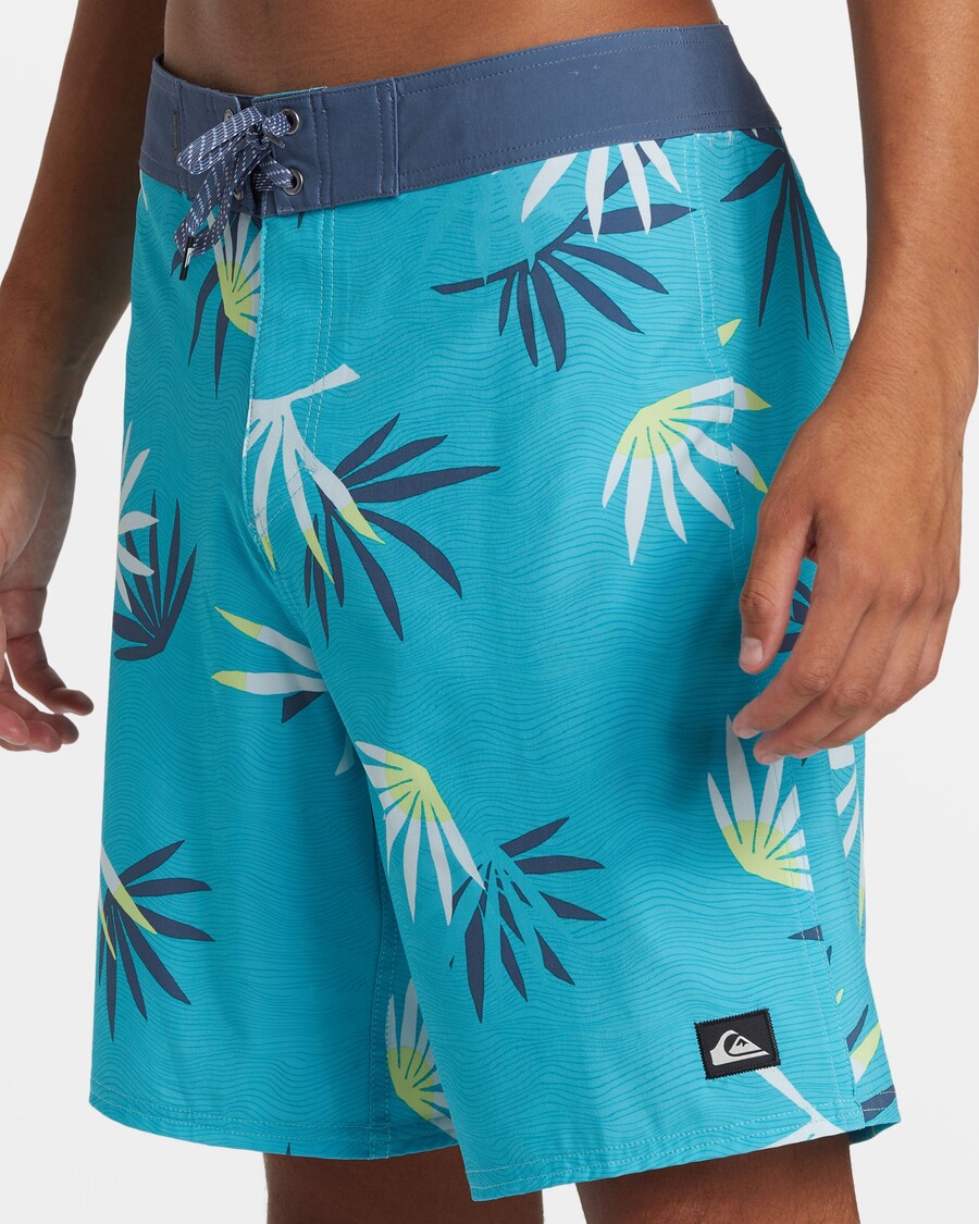 Quiksilver Surfsilk Straight Leg 19" Boardshorts - Maui Blue