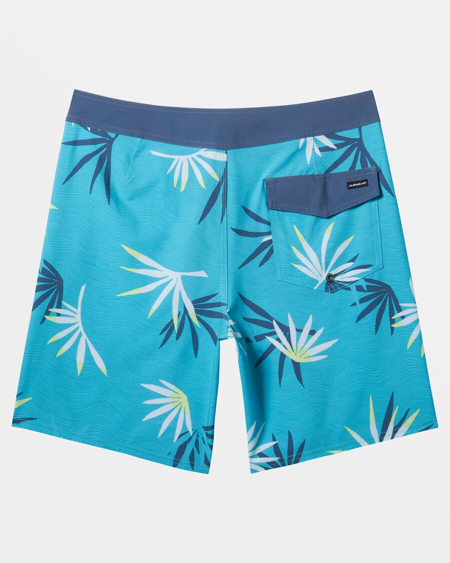Quiksilver Surfsilk Straight Leg 19" Boardshorts - Maui Blue
