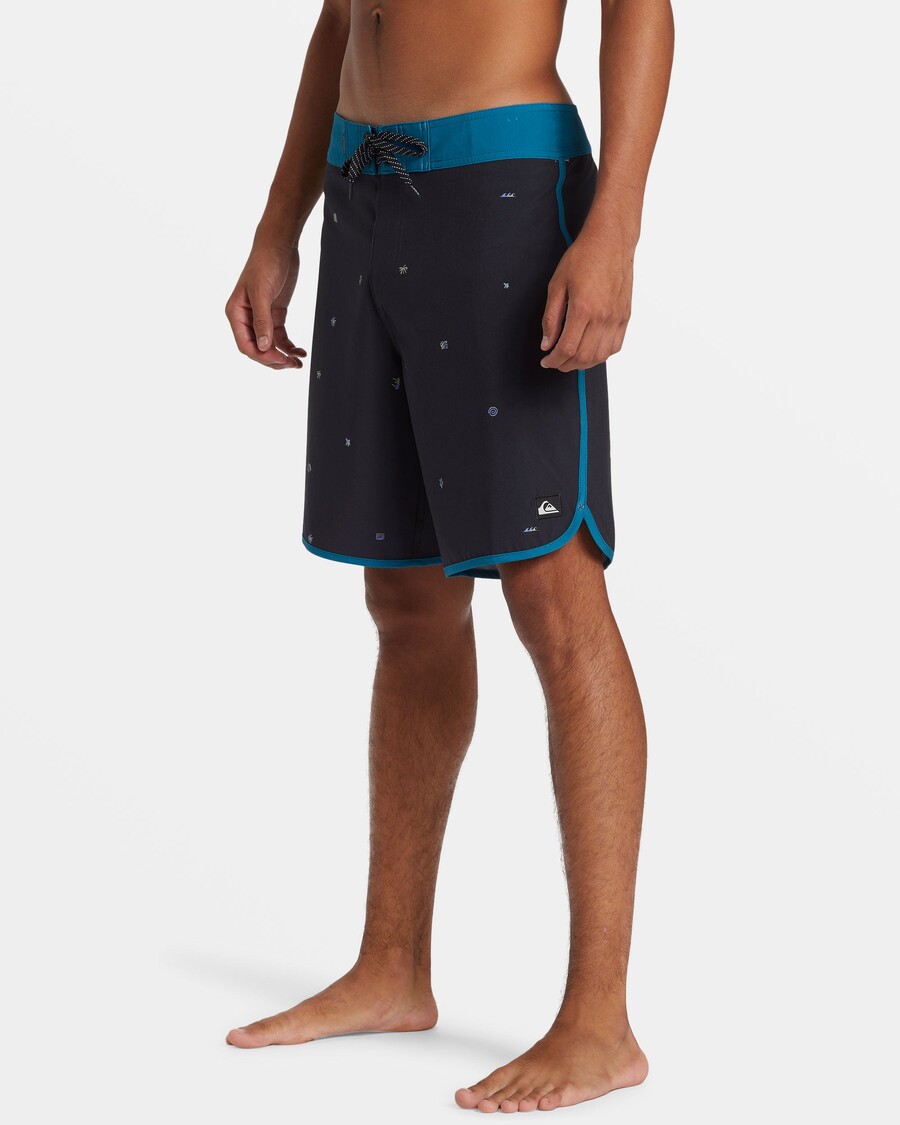 Quik Silver Surfsilk Scallop 19" Boardshorts - Black