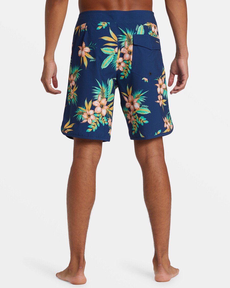 Επιτραπέζιο σορτς 19" Quiksilver Surfsilk Hawaii Shoreline - Estate Blue