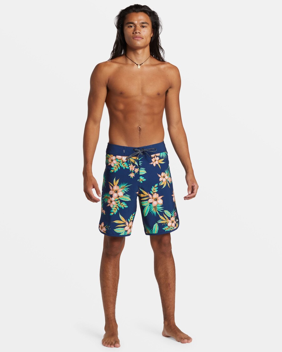 Επιτραπέζιο σορτς 19" Quiksilver Surfsilk Hawaii Shoreline - Estate Blue