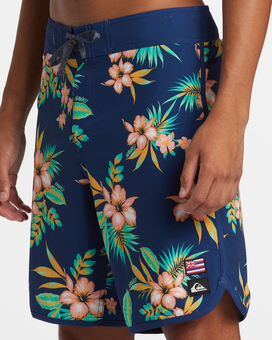 Επιτραπέζιο σορτς 19" Quiksilver Surfsilk Hawaii Shoreline - Estate Blue