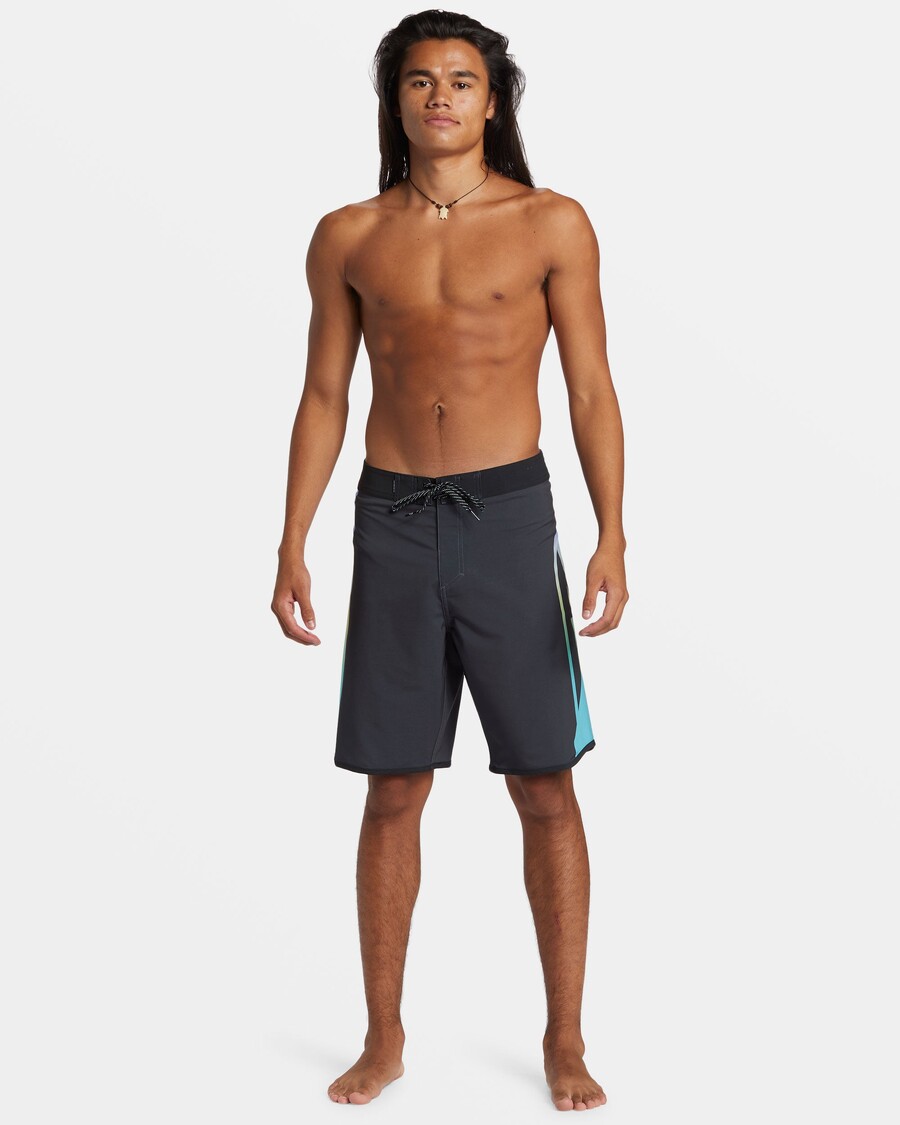 Boardshort 20" Quiksilver Surfsilk Holmes - άσφαλτος