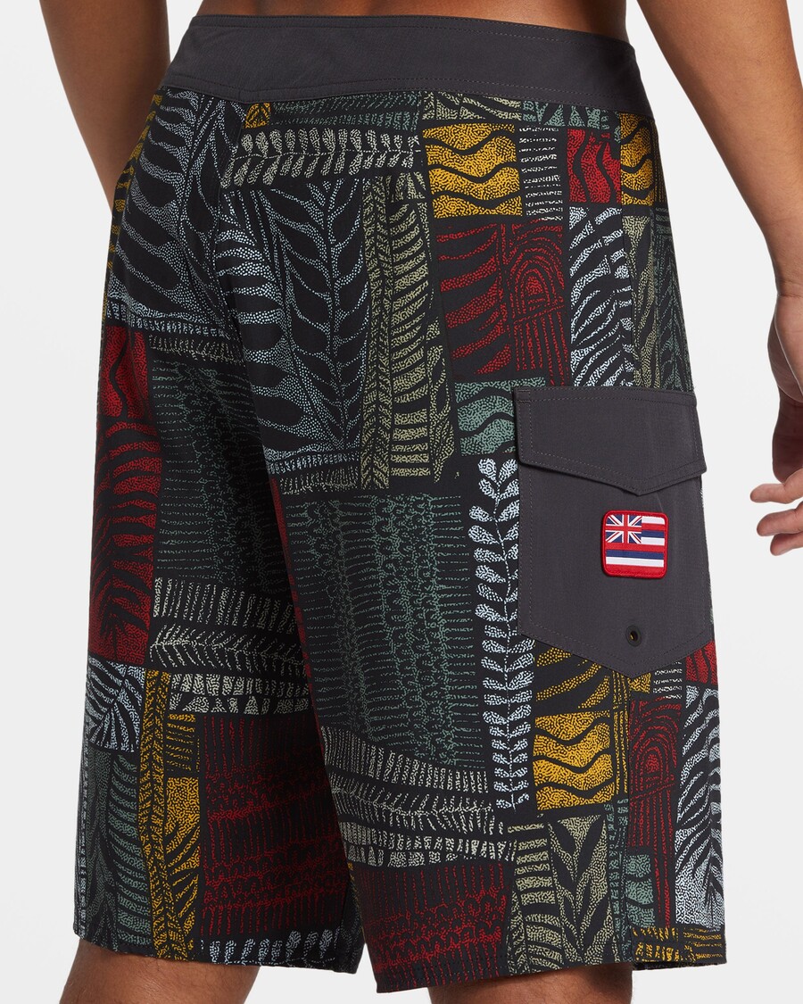 Σορτ σορτς Quiksilver Surfsilk Hawaii Tropics 21" - άσφαλτος