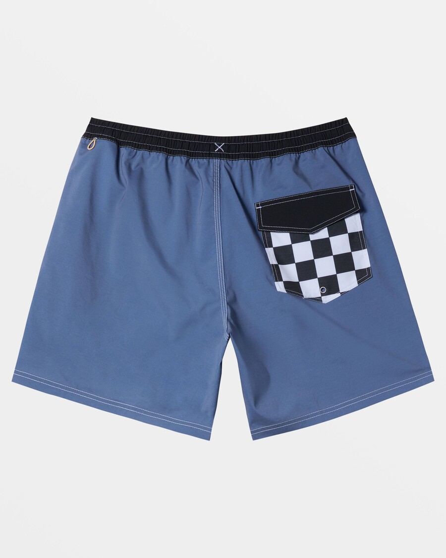 Quiksilver Originální Rovné 17" Plavky - Vintage Indigo