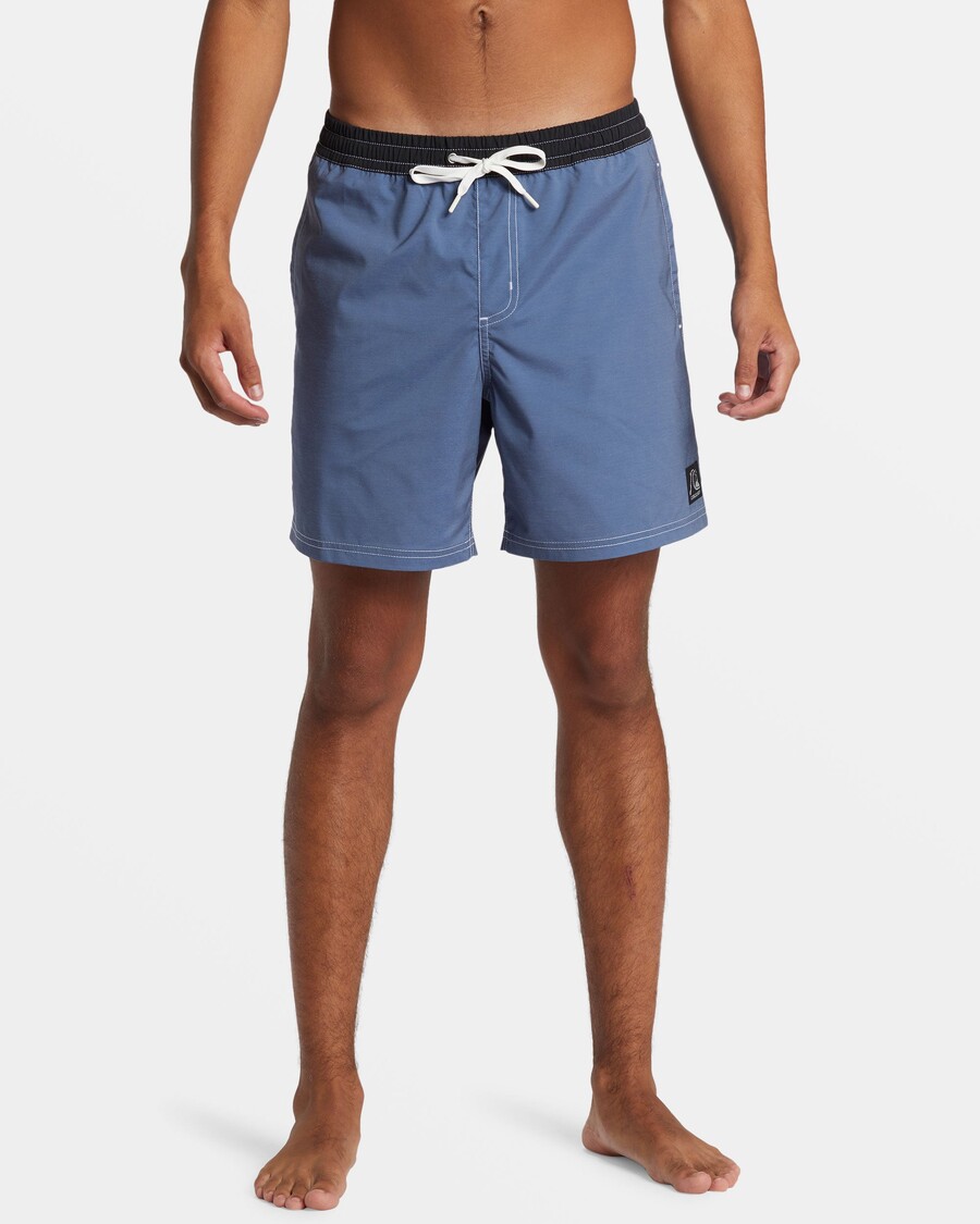 Quiksilver Originálne Rovné 17" Plavky - Vintage Indigo