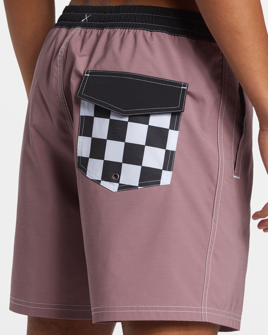 Прямые плавки 17 дюймов Quiksilver Original - Grape Shake