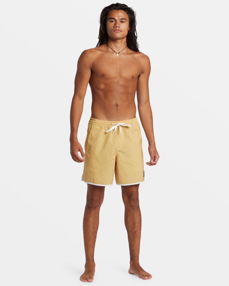 Quiksilver Oriģinālie ķemmīšgliemeņu 17" Peldbikses - Rudens Lapa