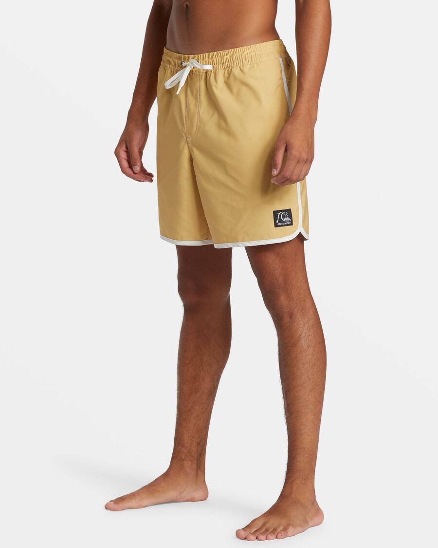 Quiksilver Oriģinālie ķemmīšgliemeņu 17" Peldbikses - Rudens Lapa