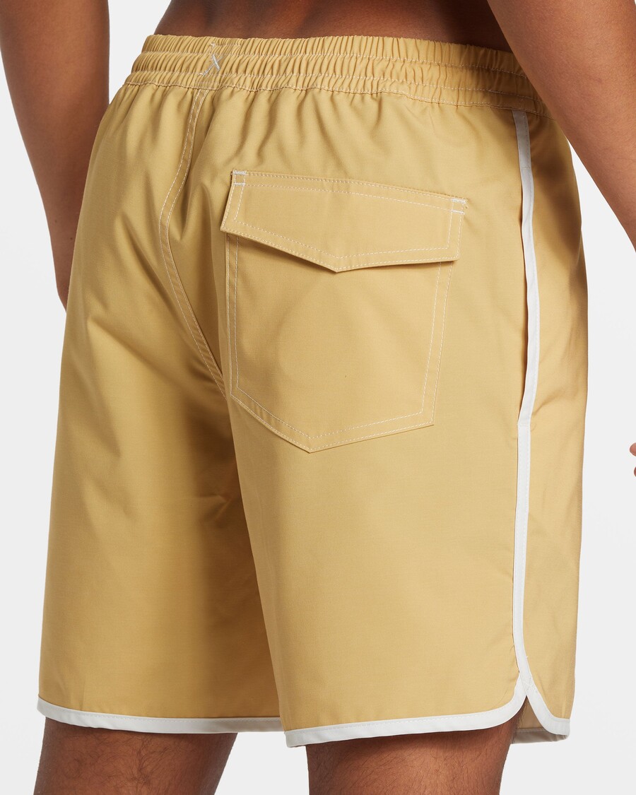 Quiksilver Oriģinālie ķemmīšgliemeņu 17" Peldbikses - Rudens Lapa