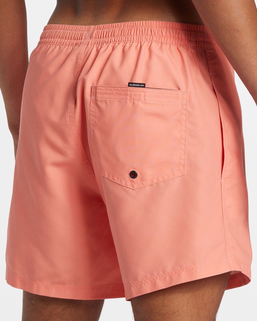 Quiksilver Päivittäiset Kiinteät 15" Uimahousut - Elävä Koralli