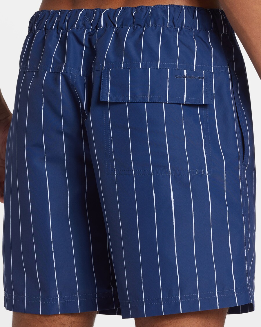 クイックシルバー製の優れた 17 インチ水泳パンツ - エステートブルー