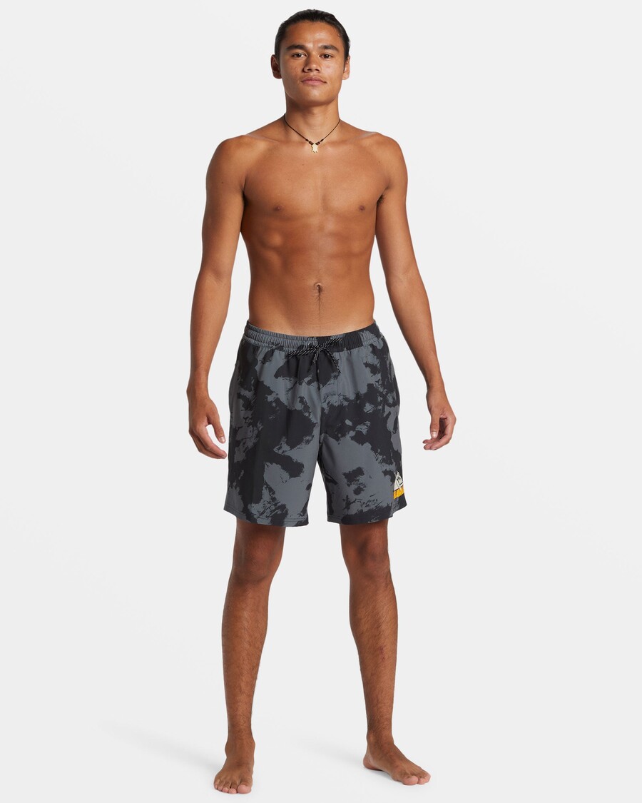 Quiksilver Hawaii 17" Plavky - čierne