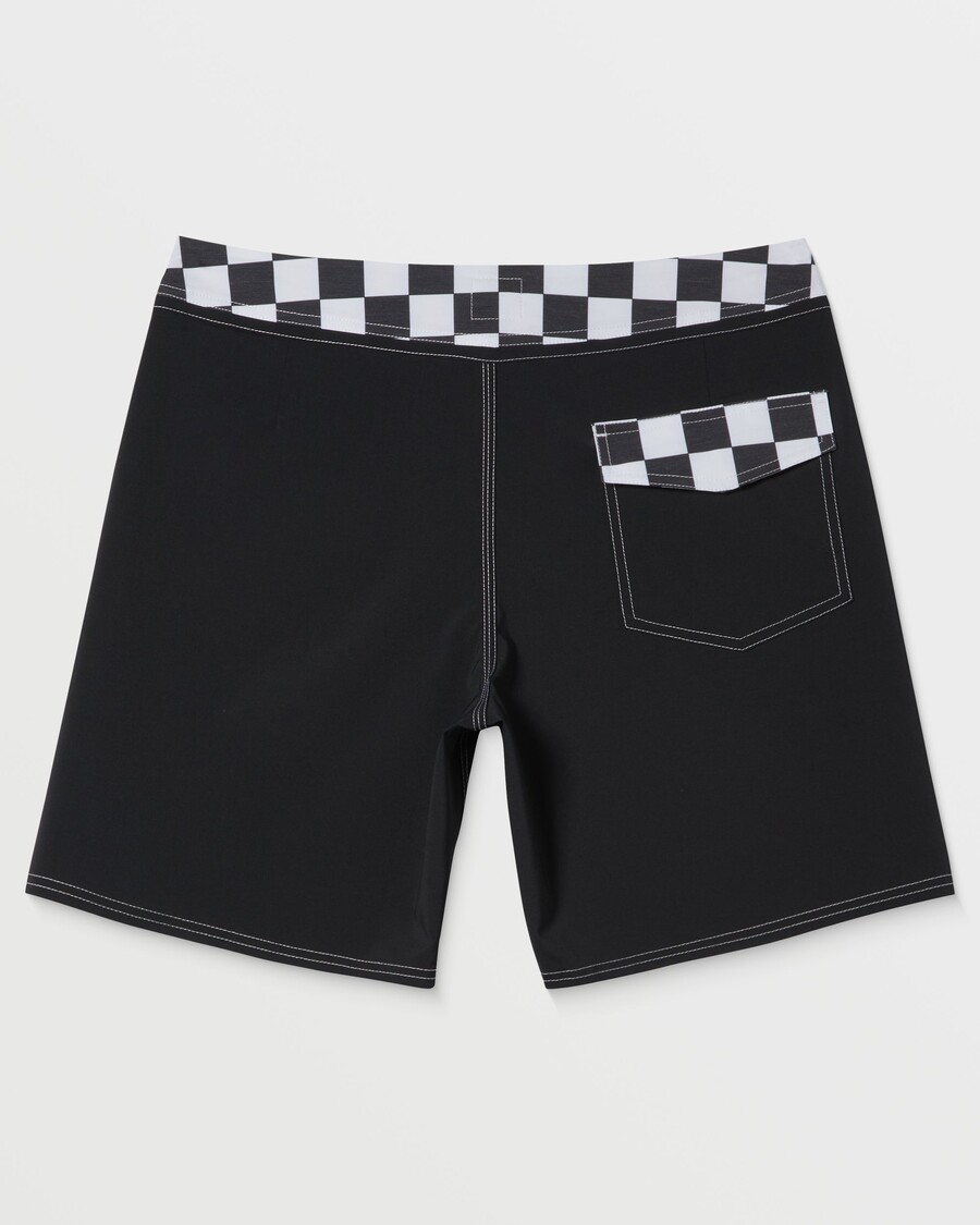 Quiksilver Original Straight Leg Solid 18" Boardshorts - Preto