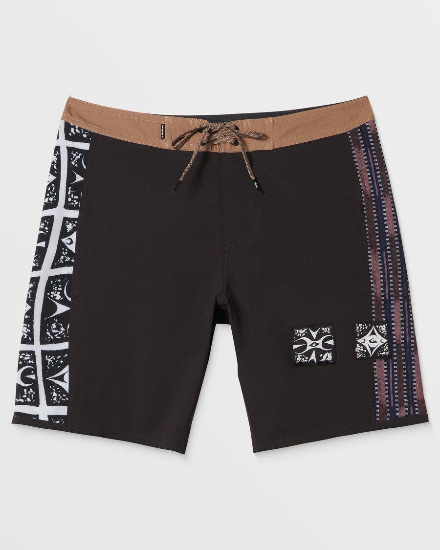 Boardshort 19" Quiksilver Surfsilk Arch - άσφαλτος