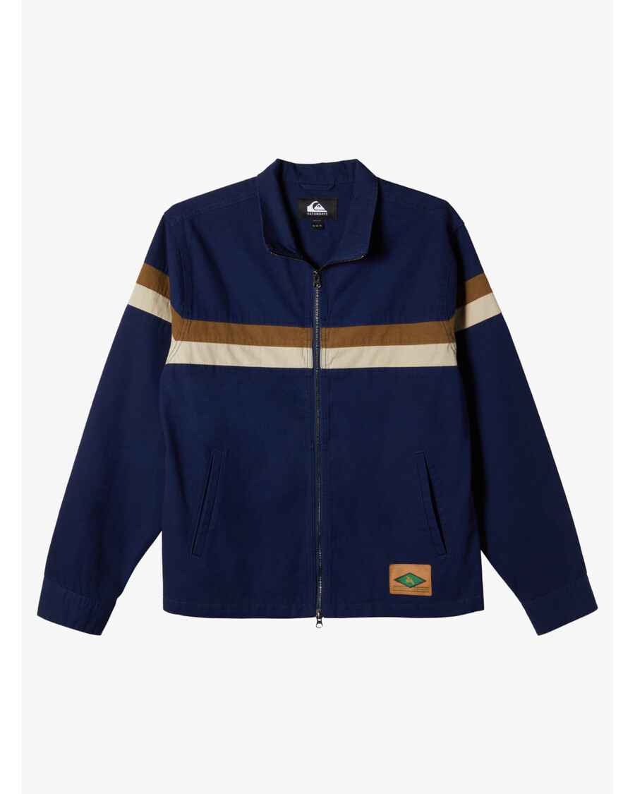 Quiksilver Snyc Puuvillane Tõmblukuga Jakk - Ookean