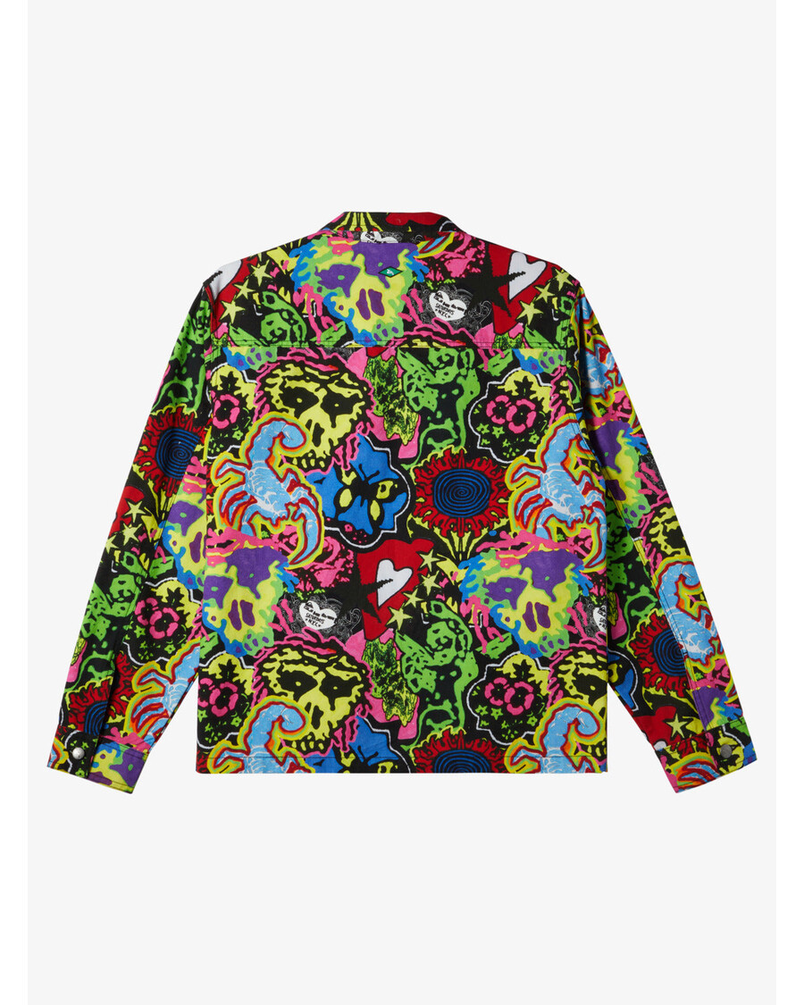 Quik Silver Snyc Cotton Zip-Up Jacket - Black