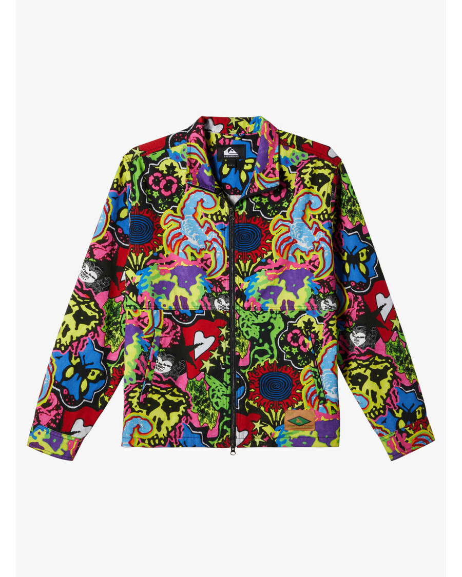 Quiksilver Snyc Puuvillane Lukuga Jakk - Must