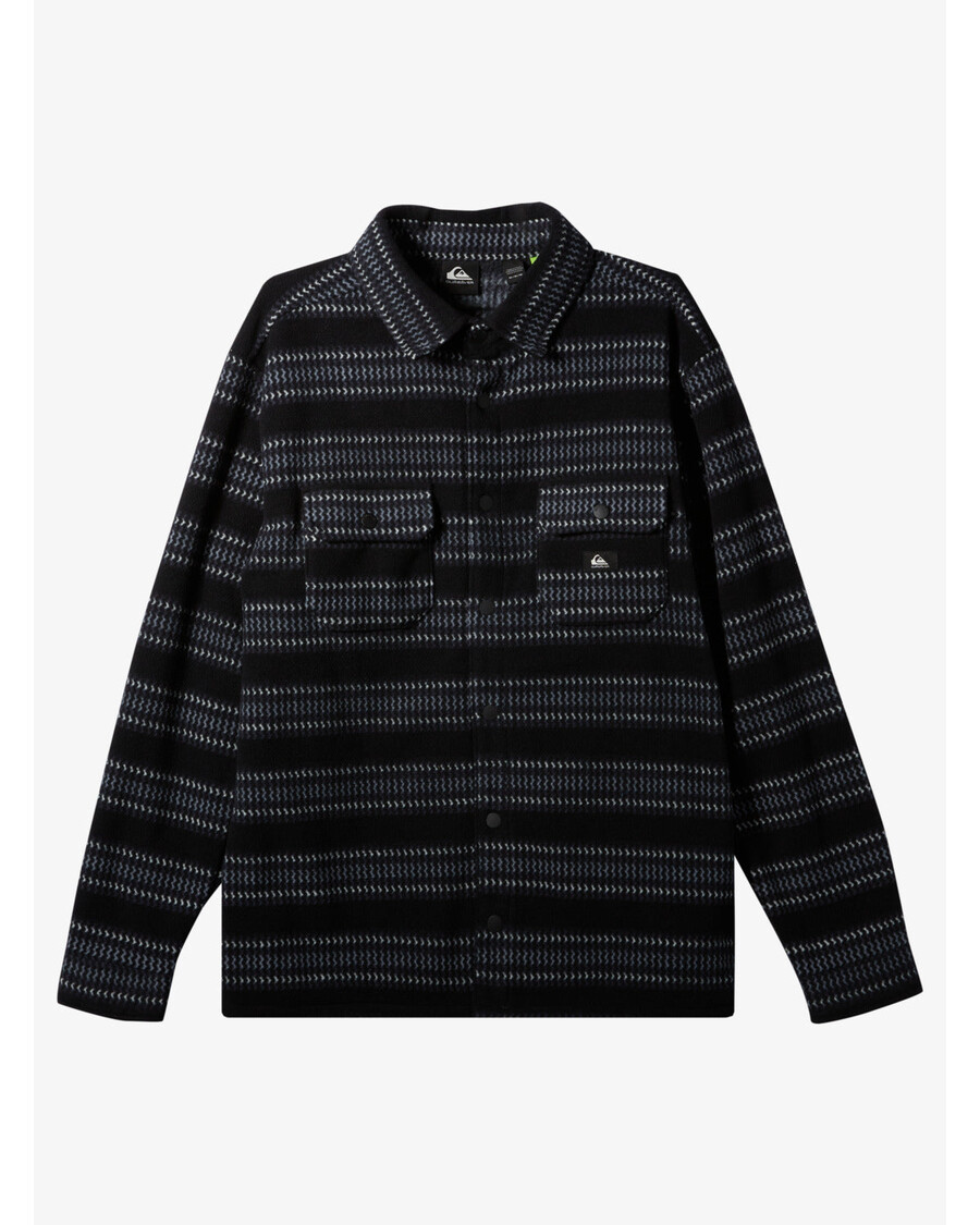 Quiksilver Eepiline Surfipäevade Fliissärk - Must Surfipäevade Triip