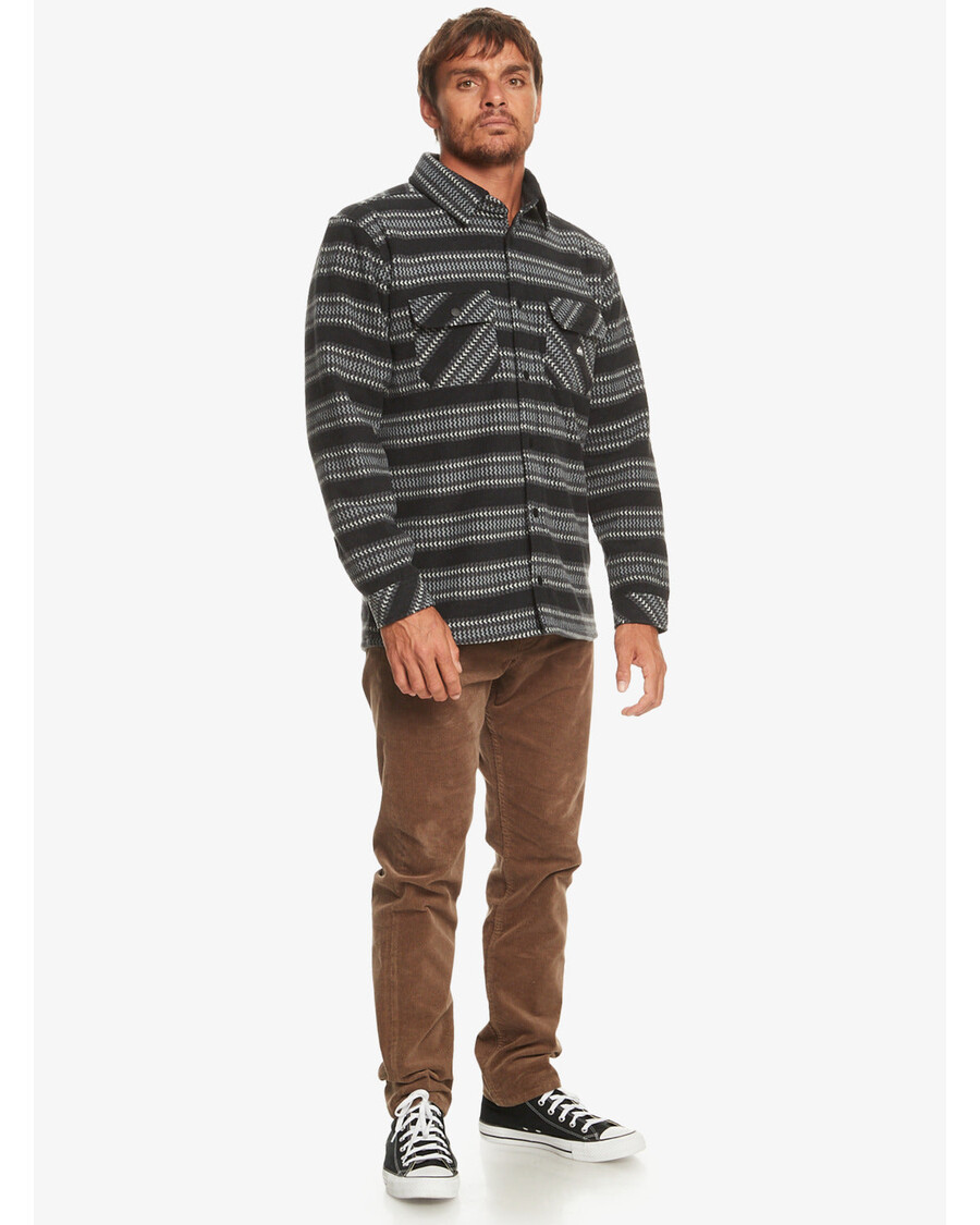 Quiksilver Eepiline Surfipäevade Fliissärk - Must Surfipäevade Triip