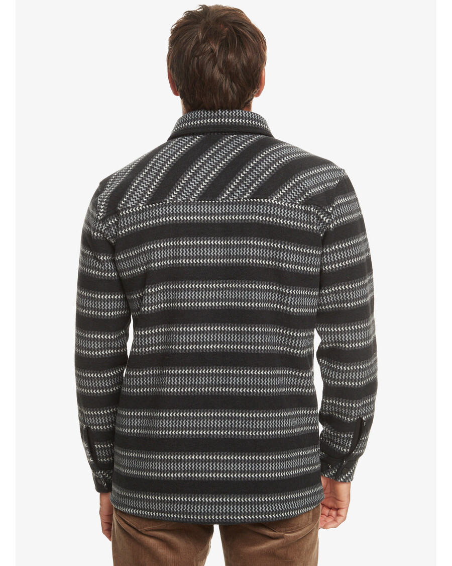 Quiksilver Eepiline Surfipäevade Fliissärk - Must Surfipäevade Triip