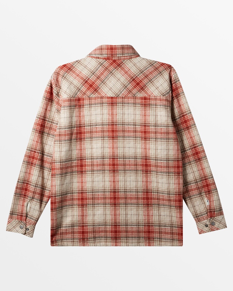 Quik Silver Epic Surf Days Fleece Overshirt - Birch Surf Days Plaid