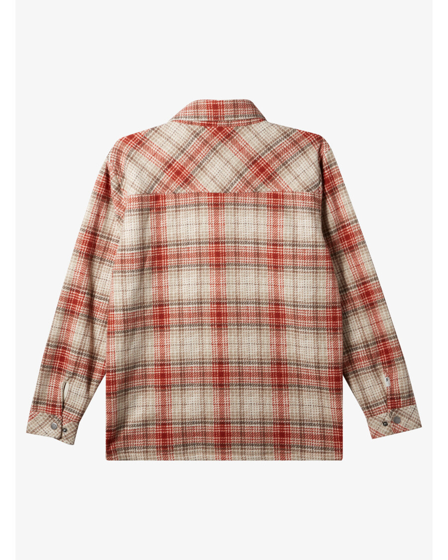 Quik Silver Epic Surf Days Fleece Overshirt - Birch Surf Days Plaid