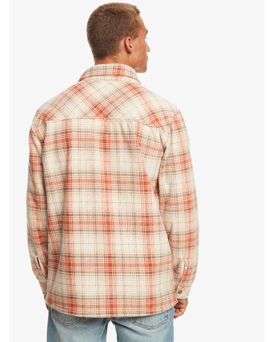Quik Silver Epic Surf Days Fleece Overshirt - Birch Surf Days Plaid
