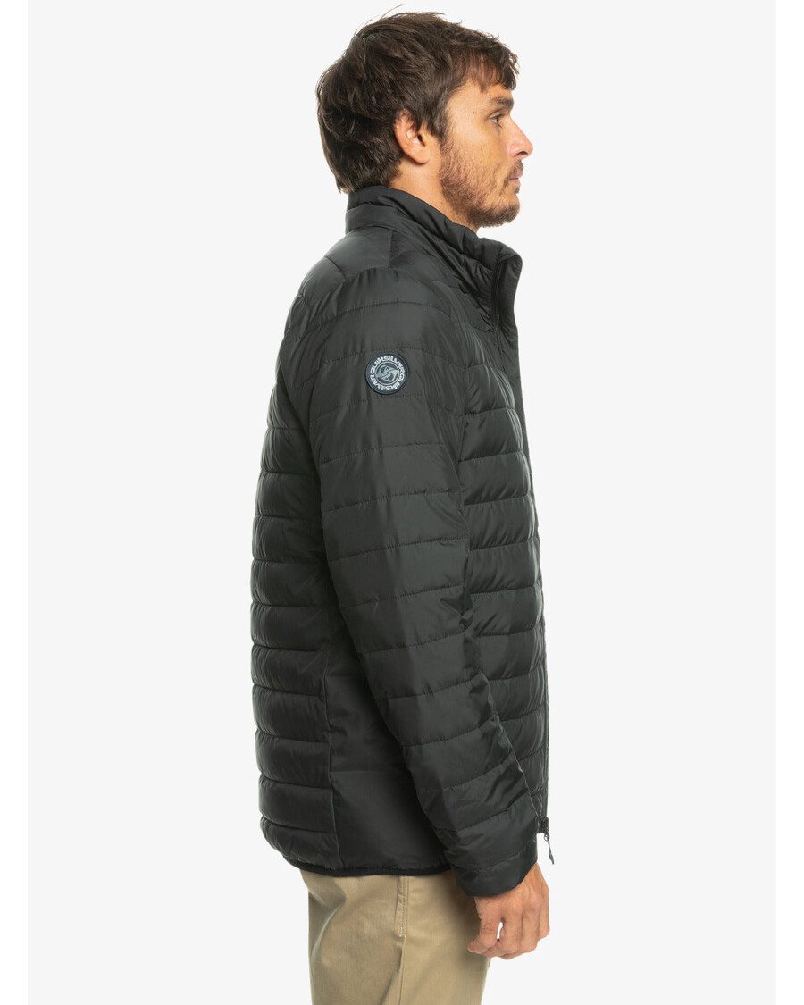 Quik Silver Scaly Puffer Jacket - Black
