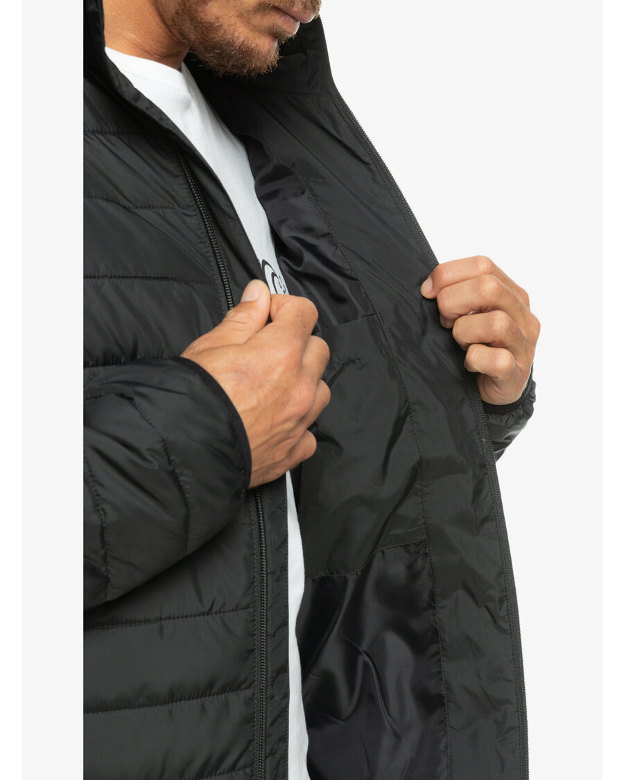 Quik Silver Scaly Puffer Jacket - Black