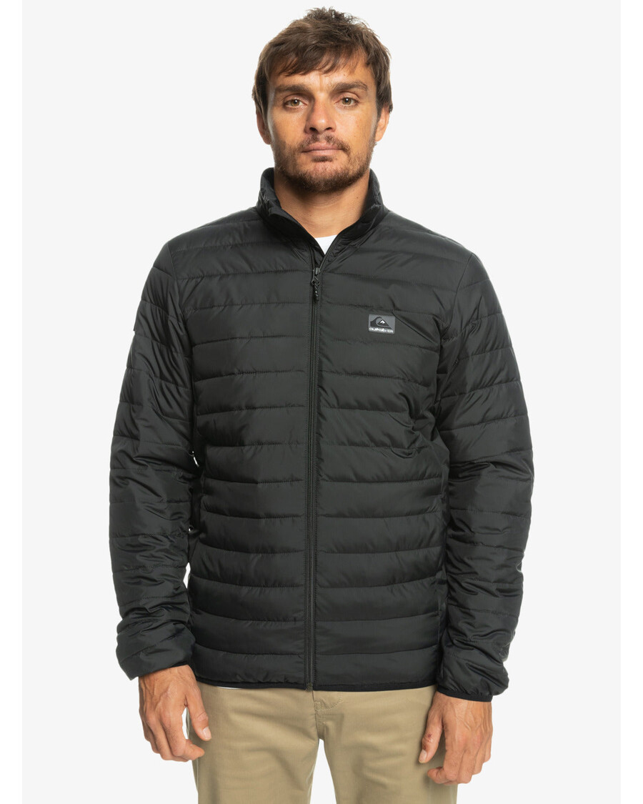 Quik Silver Scaly Puffer Jacket - Black