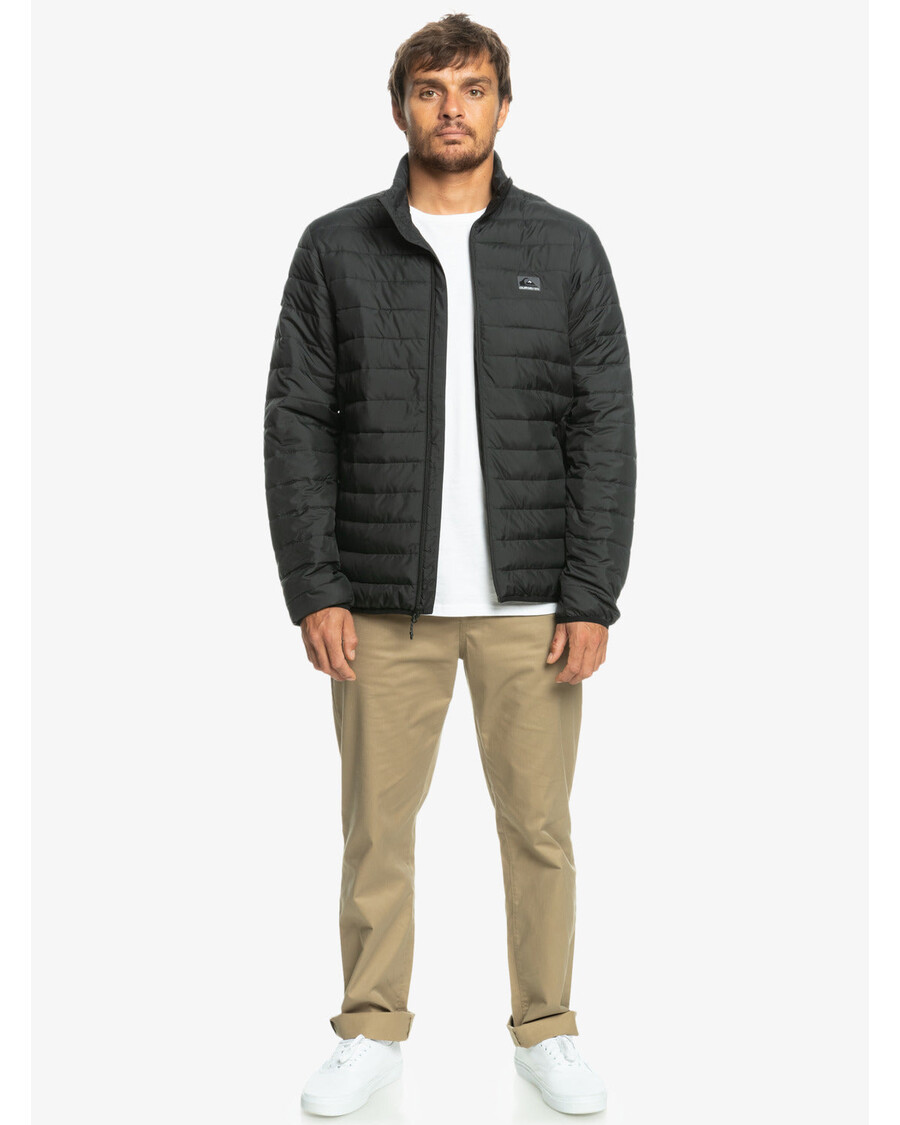 Quik Silver Scaly Puffer Jacket - Black