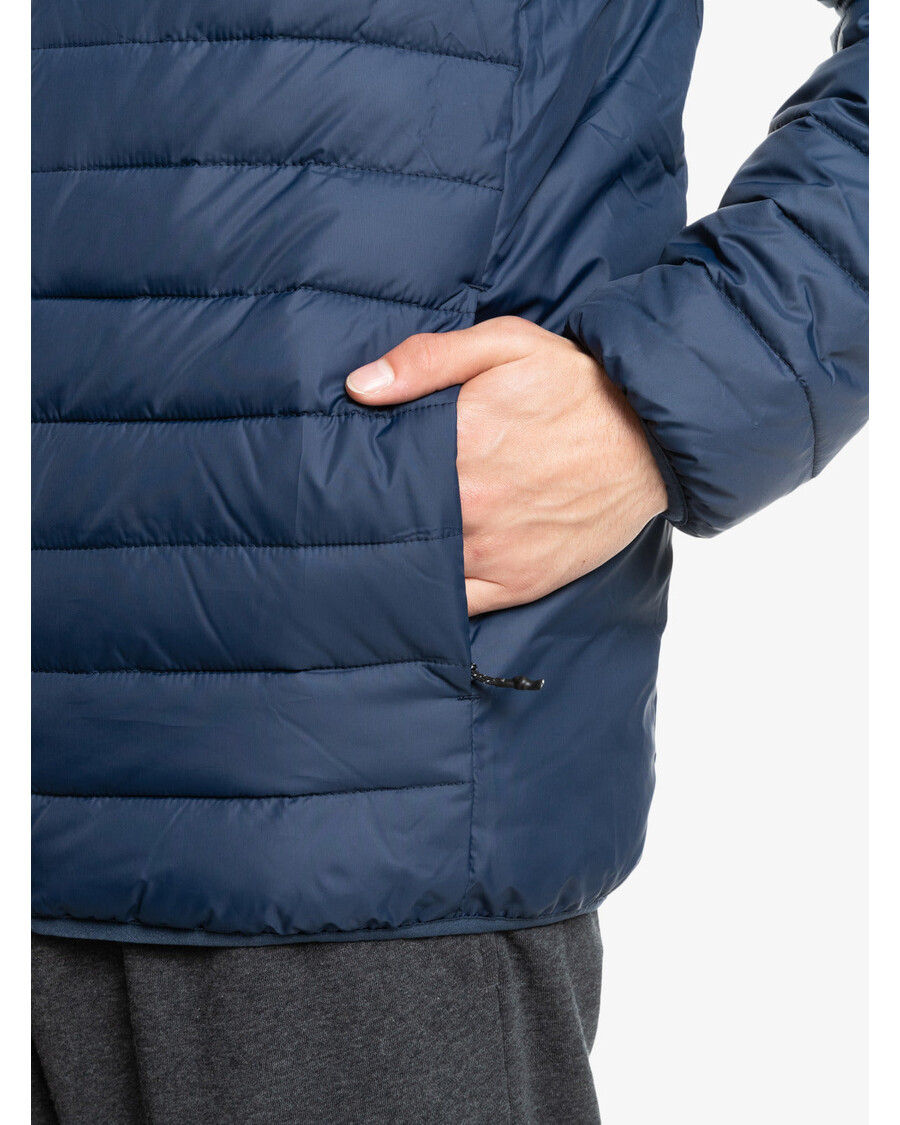 Quiksilver žvynuotas Pūkuotas švarkas - Tamsiai Mėlynas švarkas