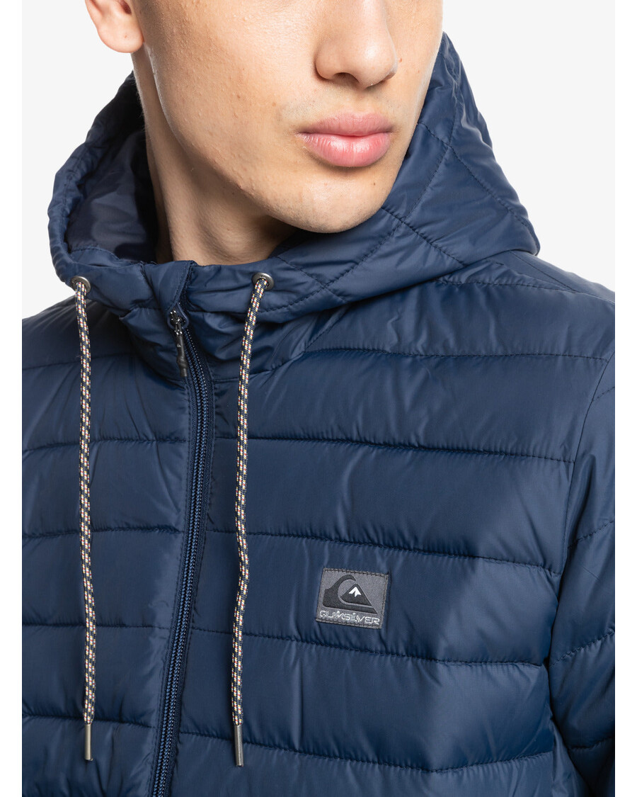 Quiksilver žvynuotas Pūkuotas švarkas - Tamsiai Mėlynas švarkas