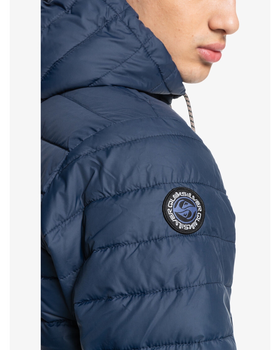 Quiksilver žvynuotas Pūkuotas švarkas - Tamsiai Mėlynas švarkas