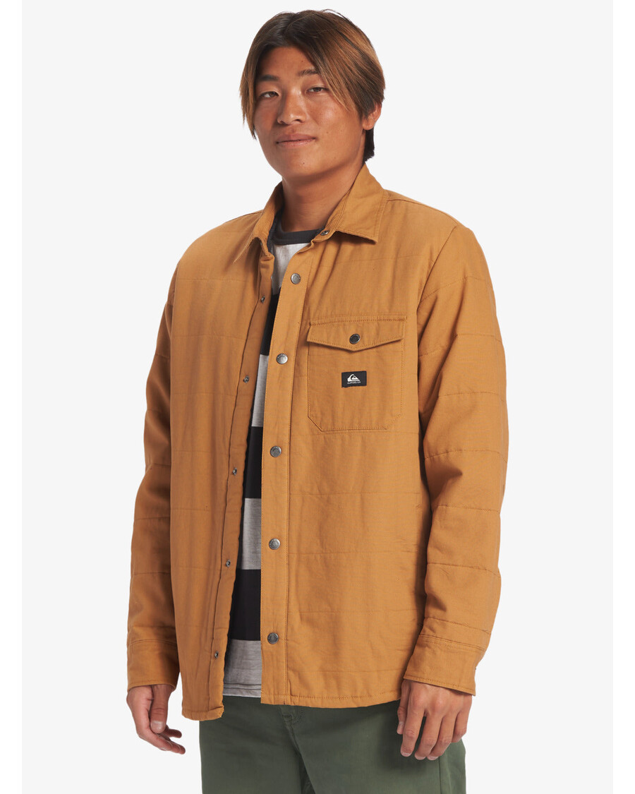 Quiksilver Downrail Upd Canvas Jope - Luupruun