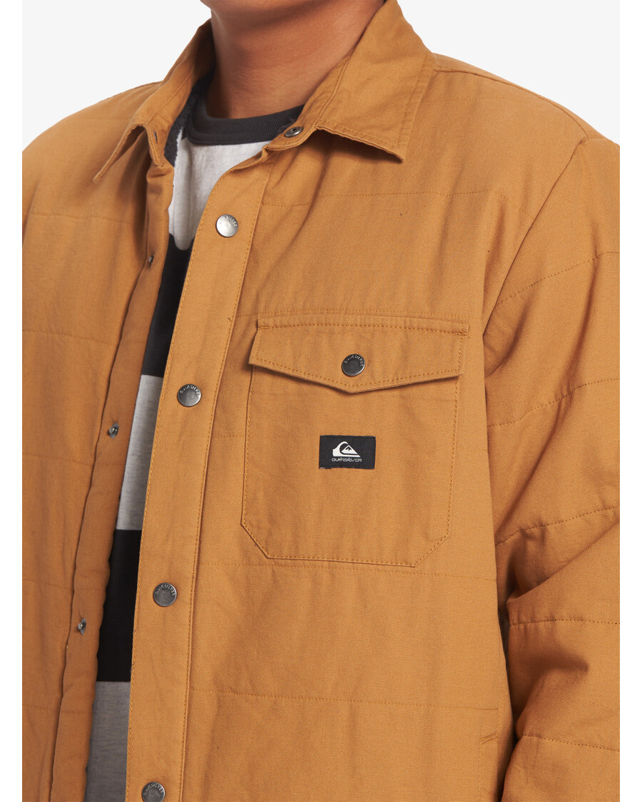 Quiksilver Downrail Upd Canvas Jope - Luupruun