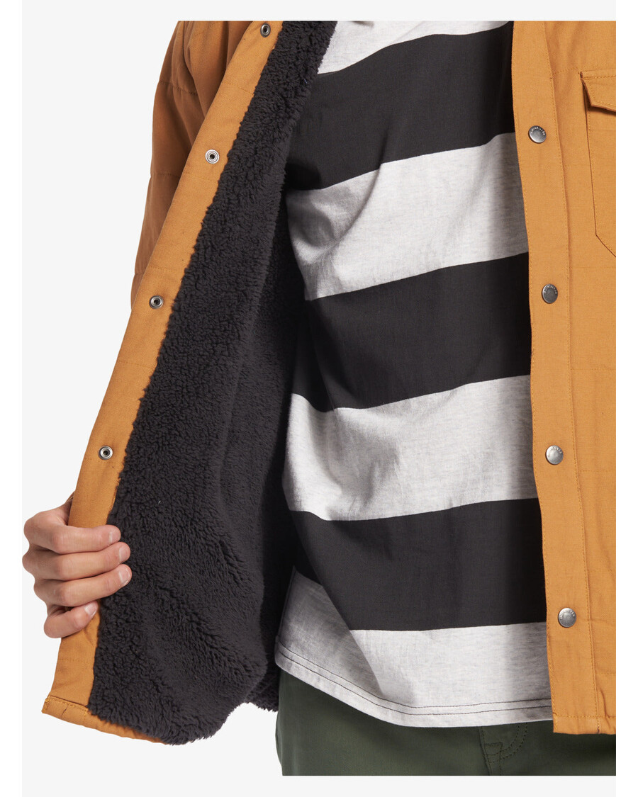 Quiksilver Downrail Upd Canvas Jope - Luupruun