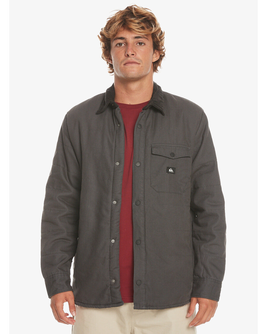 Quik Silver Downrail Upd Canvas Jacket - Tarmac