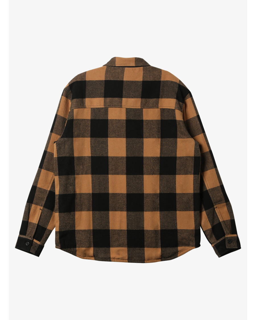 Quiksilver Pickston Bunda - Kostená Hnedá Pickston